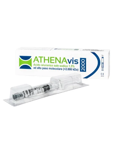 Siringa intra-articolare athenavis 2000 acido ialuronico 1,5% 30mg 2 ml Siringa intra-articolare athenavis 2000 acido ialuronico 1,5% 30mg 2 ml