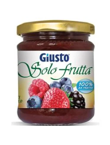 Giusto solo frutta marmellata frutti rossi 284 g