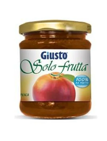 Giusto solo frutta marmellata pesche 284 g