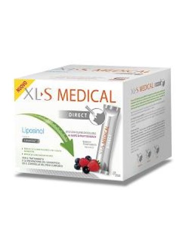 Xl-s medical liposinol direct - integratore controllo del peso - 90 bustine