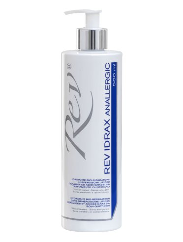 Rev idrax anallergic - crema fluida viso e corpo per dermatite - 500 ml