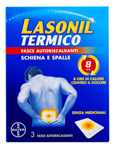 Lasonil termico schiena/spalle 3 fasce autoriscaldanti