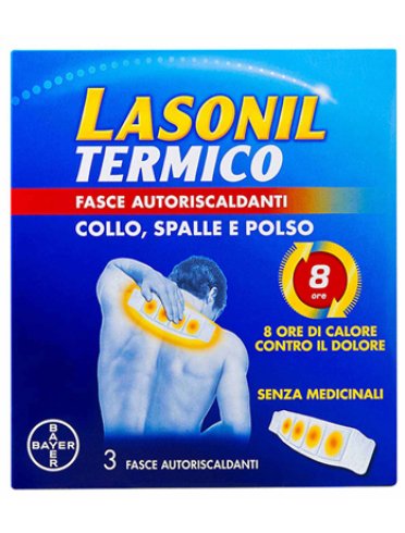 Lasonil termico collo/spalle/polso 3 fasce autoriscaldanti