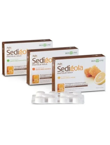 Apix propoli sedigola - pastiglie per trattamento di faringiti e gola irritata gusto miele e eucalipto - 20 pastiglie Apix propoli sedigola - pastiglie per trattamento di faringiti e gola irritata gusto miele e eucalipto - 20 pastiglie