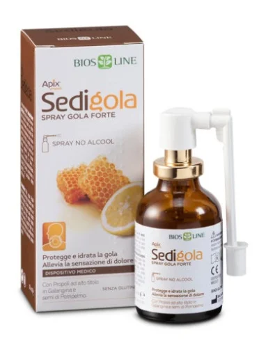 Apix propoli sedigola - spray gola forte per trattamento di faringiti e tonsilliti - 30 ml Apix propoli sedigola - spray gola forte per trattamento di faringiti e tonsilliti - 30 ml