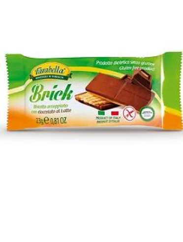 Farabella brick biscotti con cioccolato latte 23 g Farabella brick biscotti con cioccolato latte 23 g