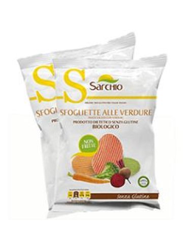 Sfogliette alle verdure senza glutine sacchetto 55 g