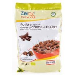 ZERO% GLUTINE FOLLIE RISO CIOCCIOLATO FONDENTE BIO 300 G