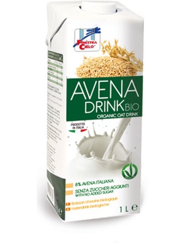 Fsc avena drink bevanda di avena bio vegan senza zuccheri aggiunti 1 lt