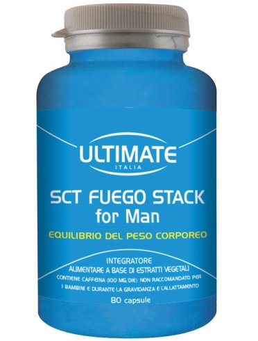 Sct fuego stack for man 80 capsule barattolo 56 g
