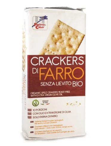 Fsc crackers di farro senza lievito con olio extravergine dioliva bio 280 g Fsc crackers di farro senza lievito con olio extravergine dioliva bio 280 g