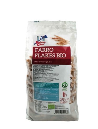 Fsc biofibre+ farro flakes bio ad alto contenuto di fibra 375 g