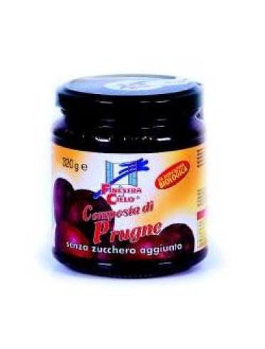 Composta di prugne bio con polpa di mela 320 g