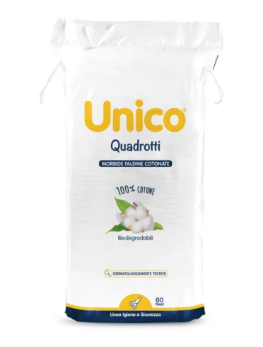 Unico quadrotti 100% cotone 60 pezzi