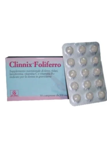 Clinnix foliferro 30 compresse Clinnix foliferro 30 compresse