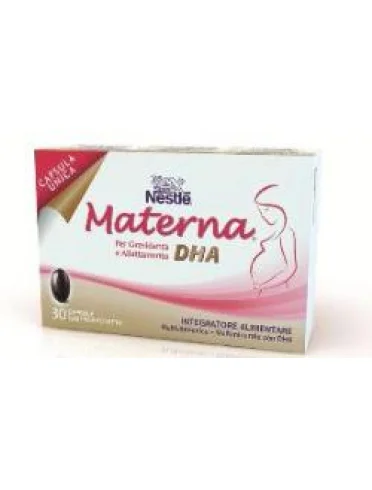 Nestle' materna dha 30x33 grammi capsula unica Nestle' materna dha 30x33 grammi capsula unica