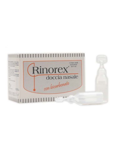 Rinorex fiala per doccia nasale con bicarbonato 15 pezzi