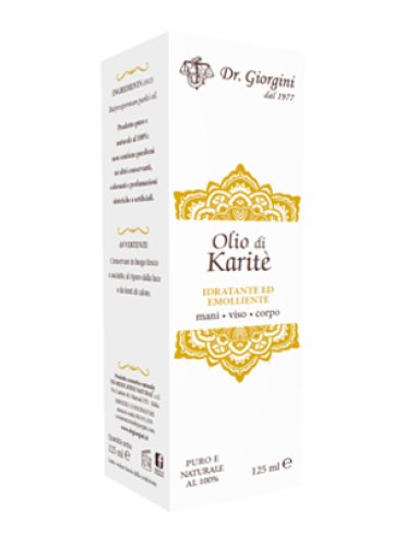 Olio di karite' 125ml giorgini