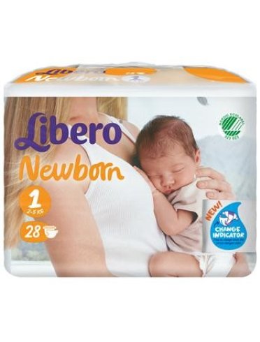 Libero newborn pannolino per bambino taglia 1 4x28 pezzi