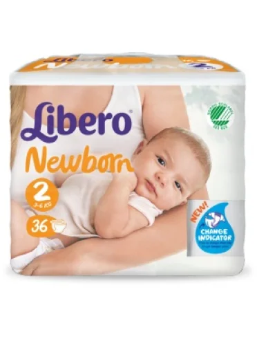 Libero newborn pannolino per bambino taglia 2 6x36 pezzi Libero newborn pannolino per bambino taglia 2 6x36 pezzi
