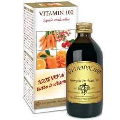 Vitamin 100 Liquido Analcolico - Integratore Multivitaminico - 200 ml