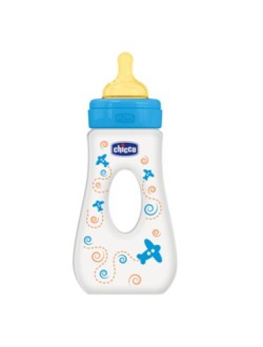 Chicco biberon passeggio 240 ml caucciu' boy