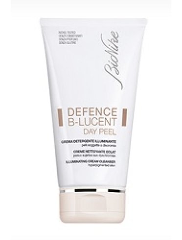 Bionike defence b-lucent day peel - crema detergente viso illuminante - 150 ml
