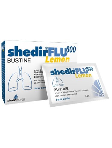 Shedirflu 600 lemon - integratore per difese immunitarie - 20 bustine