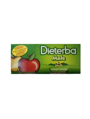 Dieterba omogeneizzato mela 3 pezzi 80 g