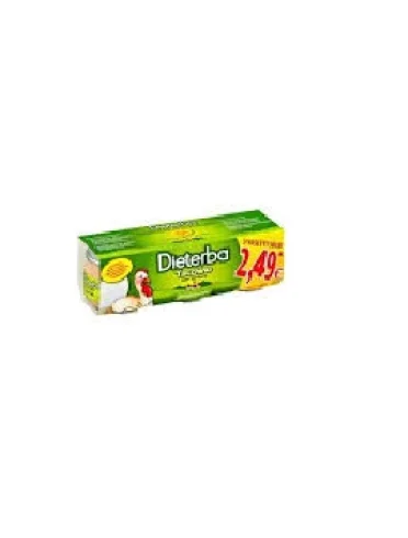 Dieterba omogeneizzato tacchino 3 pezzi 80 g Dieterba omogeneizzato tacchino 3 pezzi 80 g