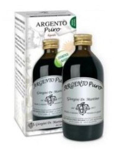 Argento Puro - Soluzione Analcolica di Argento Colloidale per la Pulizia  della Cute - 200 ml