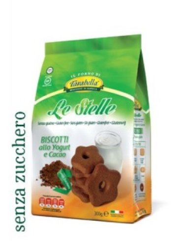 Farabella biscotti le stelle allo yogurt e cacao senza zucchero 300 g