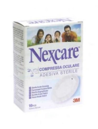 Compressa oculare nexcare 10 pezzi