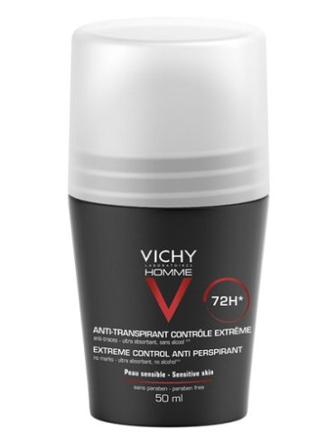 Vichy homme - deodorante uomo anti-traspirante 72h roll-on - 50 ml