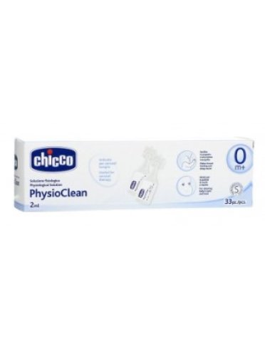 Chicco physioclean soluzione fisiologica 33 pezzi x 2 ml