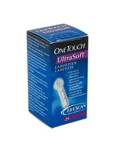 Lancette pungidito onetouch ultrasoft 25 pezzi Lancette pungidito onetouch ultrasoft 25 pezzi