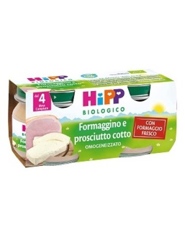Hipp bio hipp bio omogeneizzato formaggino prosciutto 2x80 g