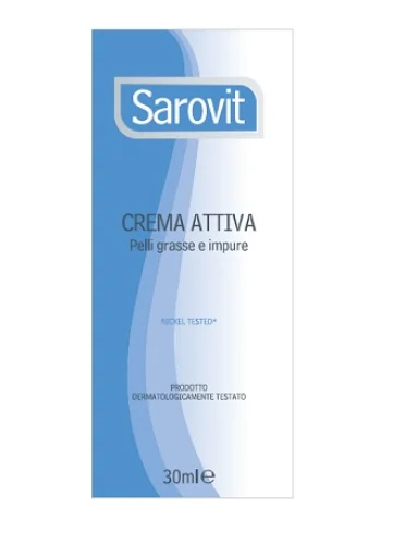 Sarovit crema pelli grasse/impure 30 ml Sarovit crema pelli grasse/impure 30 ml