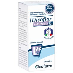 Dicoflor Immuno D3 - Integratore di Probiotici e Vitamina D3 - 8 ml