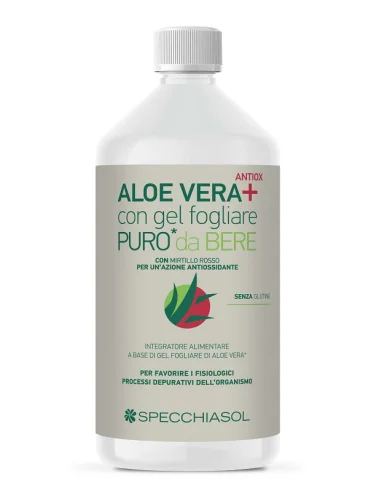 Succo aloevera+ aloe/mirtillo rosso 1 litro Succo aloevera+ aloe/mirtillo rosso 1 litro