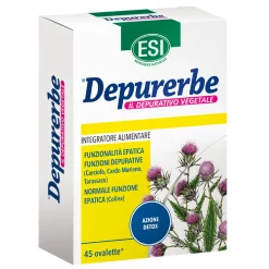 Esi Depurerbe - Integratore per la Funzionalità Epatica e Depurativo - 45 Ovalette