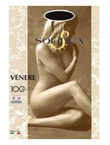 Venere 100 collant tutto nudo nero 3