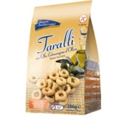 PIACERI MEDITERRANEI TARALLI OLIO D'OLIVA 200 G