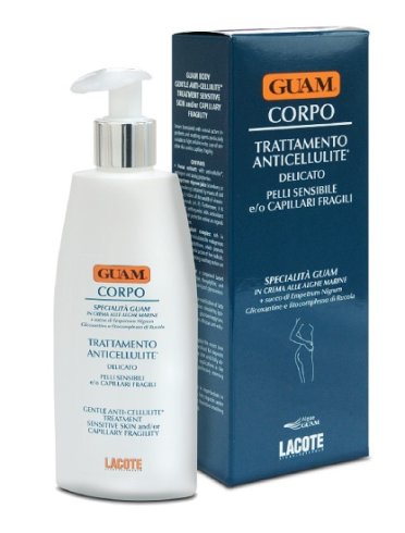 Guam crema corpo trattamento anticellulite delicato per pelli sensibili e o capillari fragili 200 ml