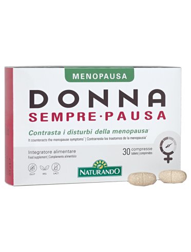 Donna sempre pausa - integratore per disturbi della menopausa - 30 compresse