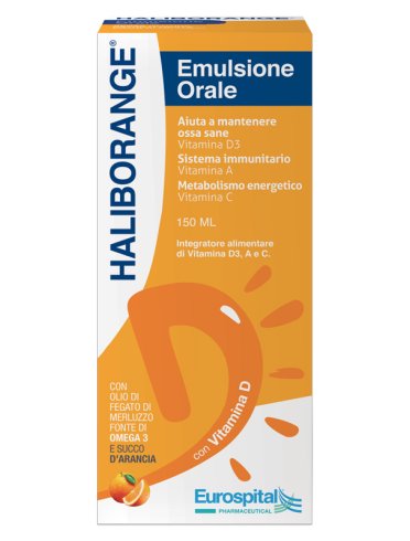 Haliborange emulsione orale integratore vitamina d3 150 ml
