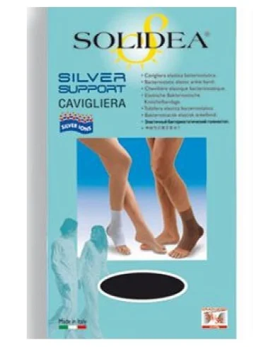 Cavigliera supporto colore nero silver misura small Cavigliera supporto colore nero silver misura small