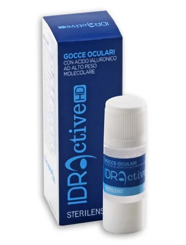 Gocce oculari a base di acido ialuronico ad alto peso molecolare sterilens idractive hd 10 ml Gocce oculari a base di acido ialuronico ad alto peso molecolare sterilens idractive hd 10 ml