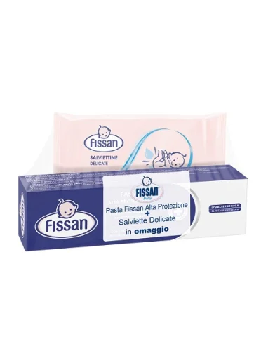 Fissan special pack pasta alta protezione 100 ml + 15 salviette Fissan special pack pasta alta protezione 100 ml + 15 salviette