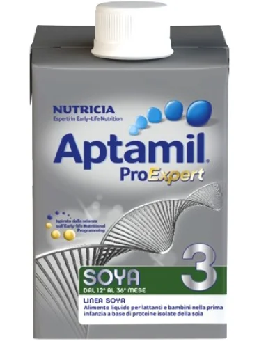 Aptamil proexpert soya 3 - latte vegetale di crescita per bambini intolleranti al lattosio - 500 ml Aptamil proexpert soya 3 - latte vegetale di crescita per bambini intolleranti al lattosio - 500 ml